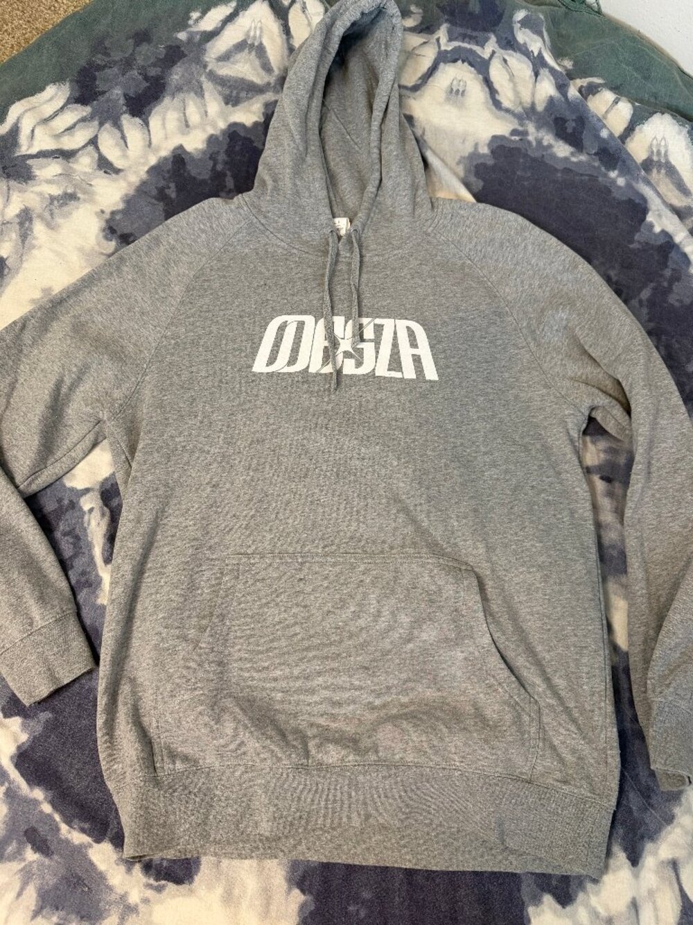 ODESZA Concert Hoodie Size L - Gray Men’s AS Colour